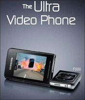 Samsung Ultra Video F500: первый телефон, поддерживающий Divx формат