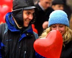 Почти два миллиона киевлян отпразднуют День Св.Валентина
