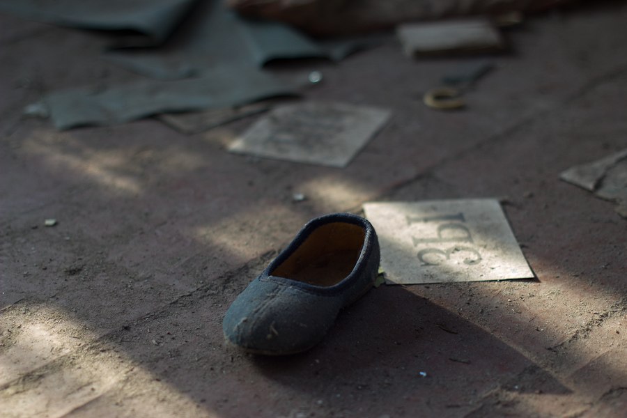 Детская обувь, тапочки  Копачи, Чернобыль 2012